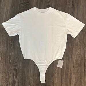 GRLFRND White T-Shirt Bodysuit